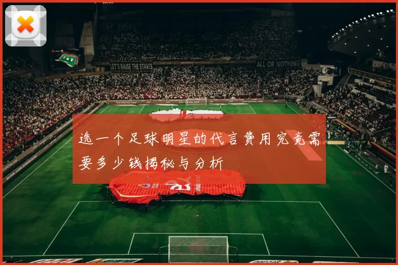 选一个足球明星的代言费用究竟需要多少钱揭秘与分析