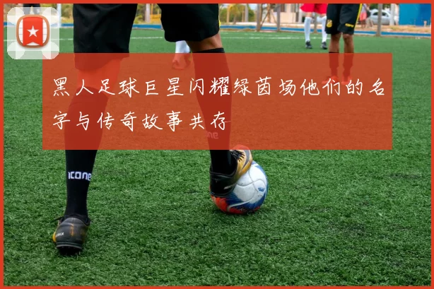 黑人足球巨星闪耀绿茵场他们的名字与传奇故事共存